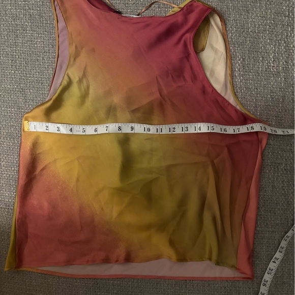 ZARA Satin Effect Print Top – Size M – Brand New with Tag - Picture 10 of 10